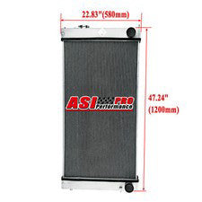 Radiator for Excavator Hitachi ZAX450-3 ZAX470-3 ZAX500-3 ZAX520 4655008