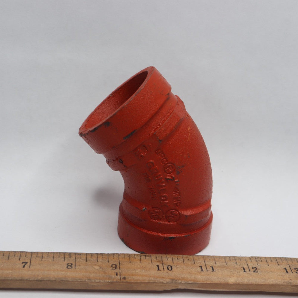 Gruvlok Grooved 45 Degree Elbow 2" 7051