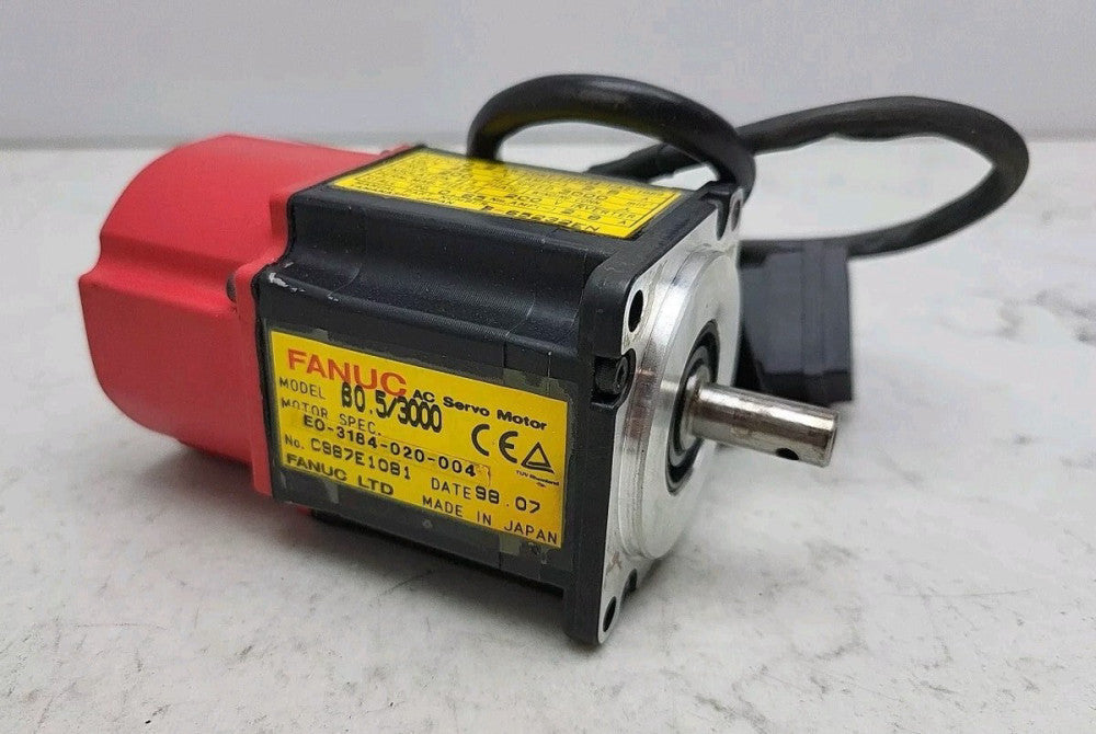 Fanuc E0-3184-020-004, ß0.5/3000 3000 Rpm 0.2 kW 3Ph Servo Motor Spec
