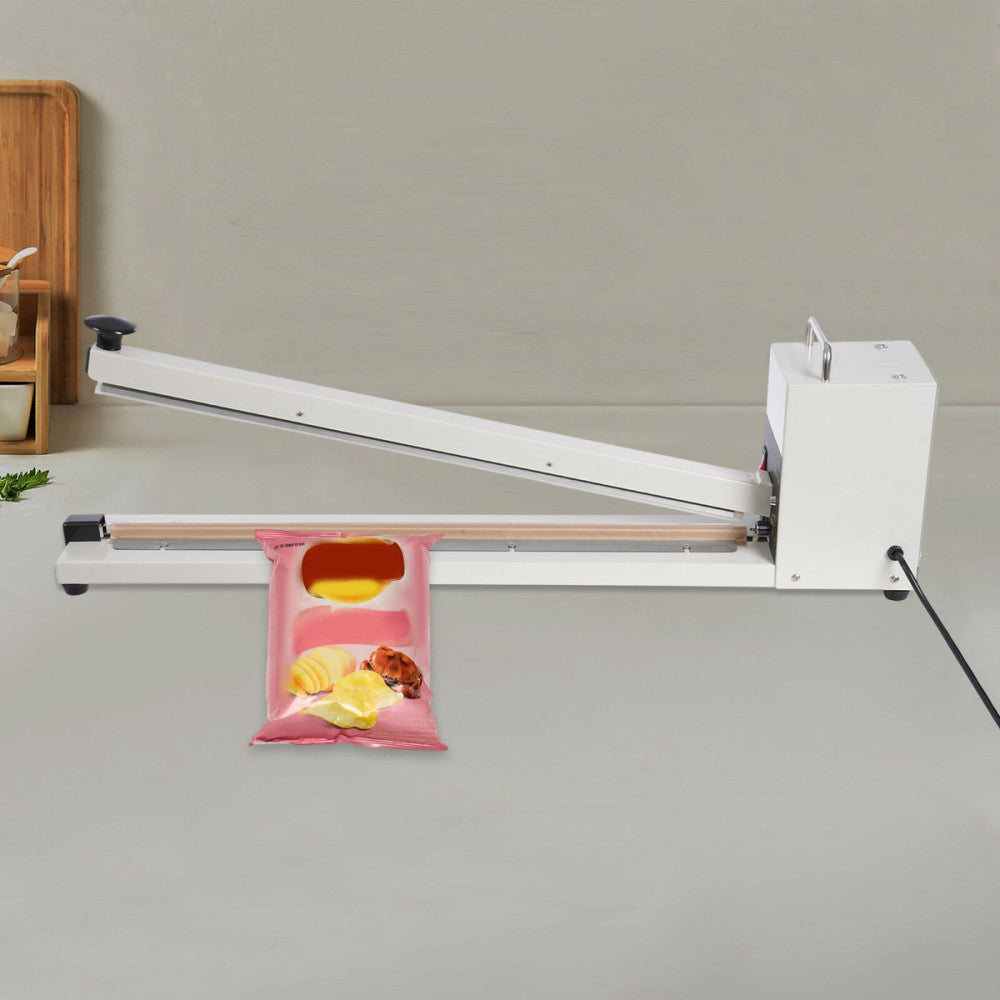 26" Hand Impulse Sealer Heat Sealing Machine 8 Gears Plastic Bag Sealer 600*3mm！