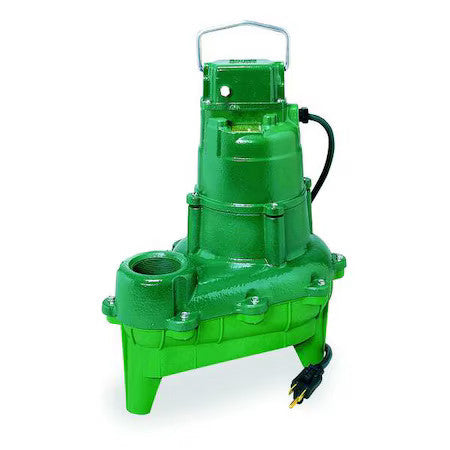 Zoeller 264-0002 Waste-Mate 4/10 Hp 2" Manual Submersible Sewage Pump 115V