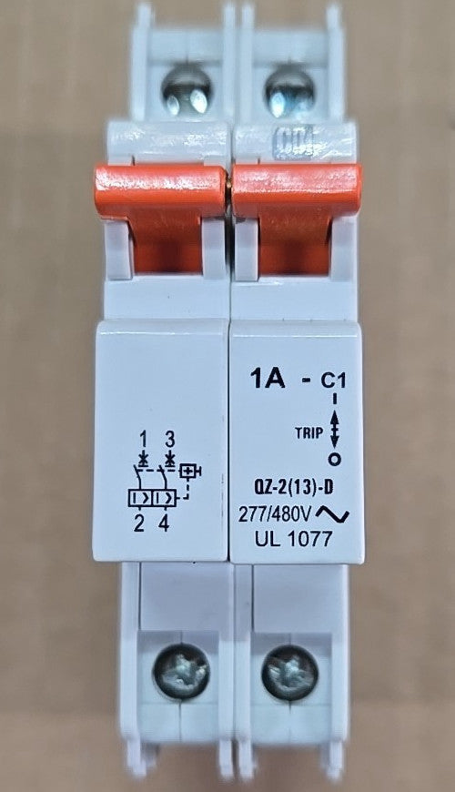CBI QZ-2 13D 1A - C1 Circuit Breakers 277/480V 2 POLE