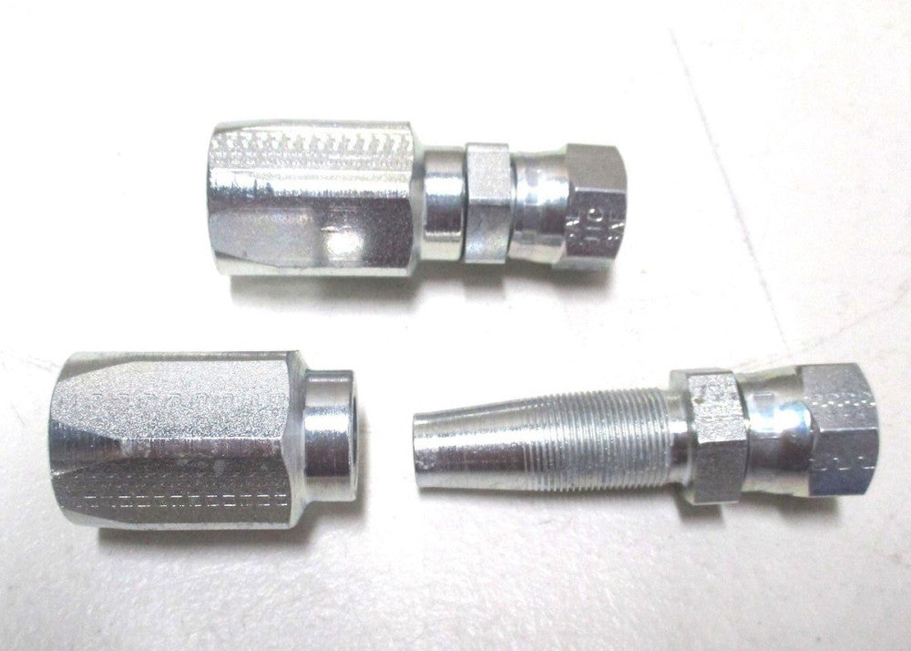 Parker 20620-8-10 Female JIC 37° Swivel 20 Series Hydraulic Hose Fitting - 2 QTY