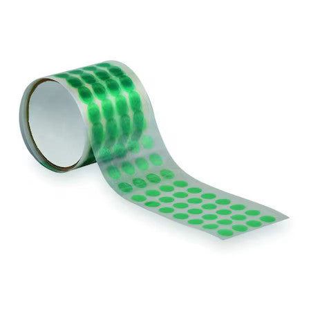 3M 8992 Film Tape, 1/2 In W X 1/2 In L, 3.2 Mil Thick, Green, Silicone