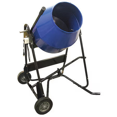 Marshalltown 300Ddtk Concrete Mixer,Steel Drum,115V,218 Lb.