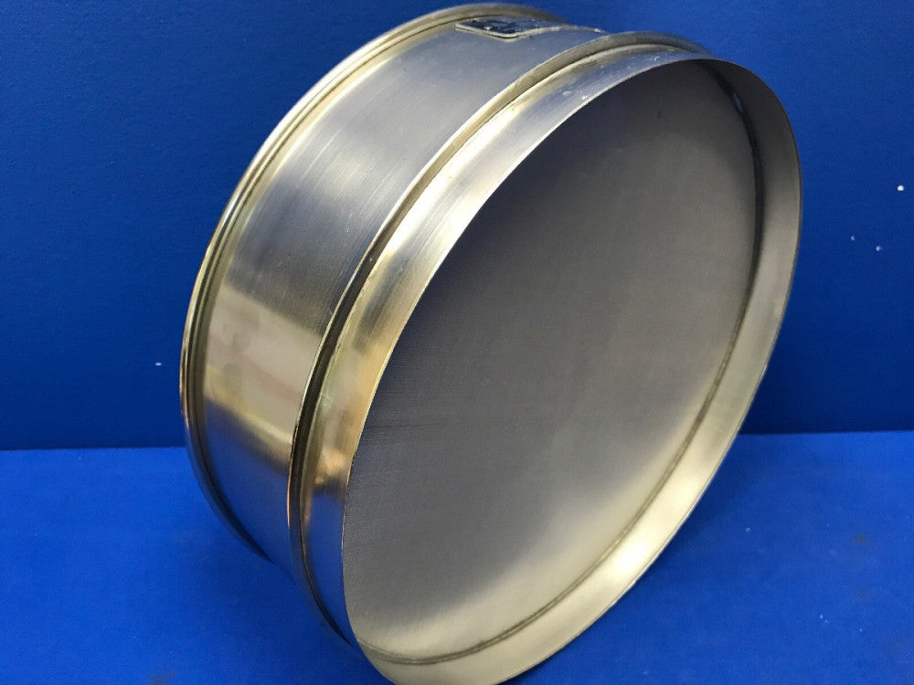HUMBOLDT No. 80 USA Standard Testing Sieve, STAINLESS STEEL 12"Dia x 3-1/4"Deep