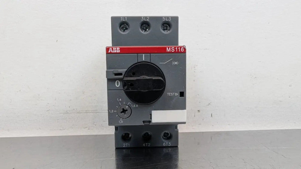 ABB 1SAM250000R1006 Manual Motor Starter MS116-1.6 120/240/480/600VAC 1.0-1.6A