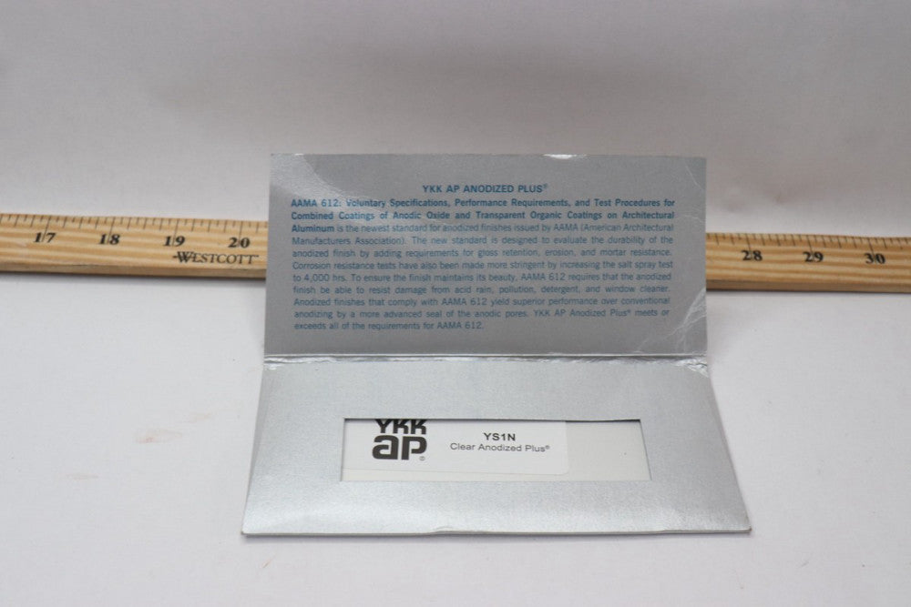 YKK AP Clear Anodized Plus YS1N