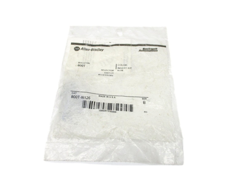 ALLEN BRADLEY 800T-N126 SER. B NSMP
