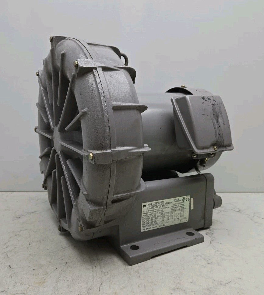 Fuji Electric VFC509A-7W 2.5 Hp Regenerative Blower/Ring Compressor 154 Cfm 3 Ph
