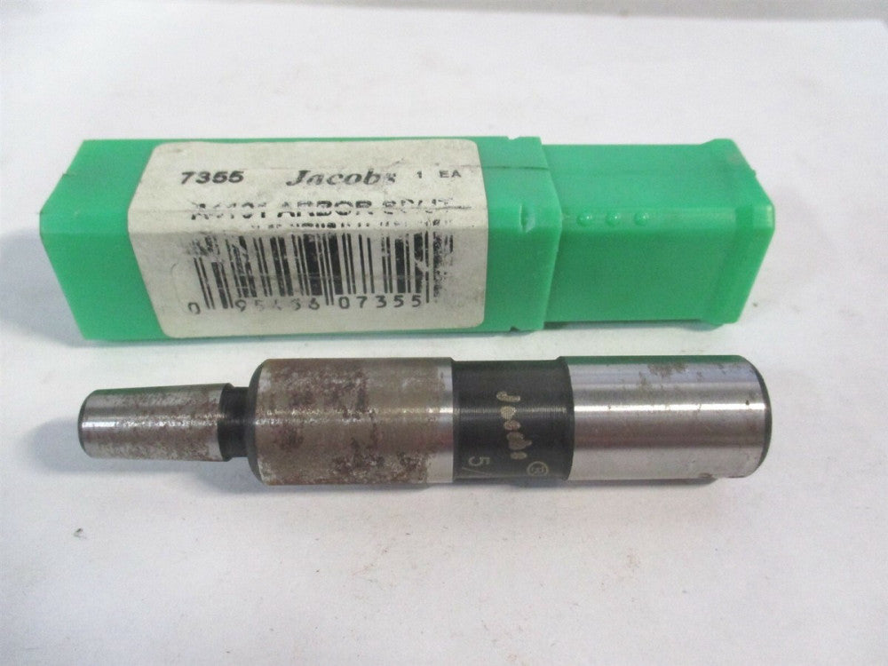 Jacobs (7355) 5/8" x 2-1/2" OAL 1JT Straight Shank Taper Drill Chuck Adapter