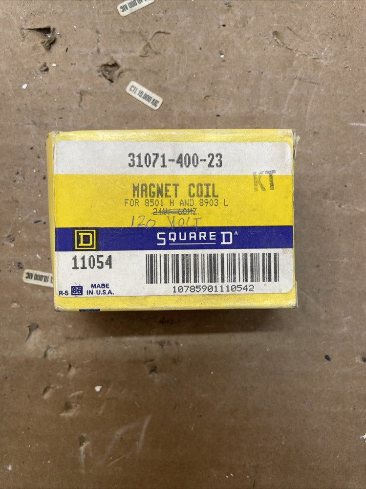 1- SQUARE D 31071-400-23 MAGNETIC COIL 120 VOLT  60 HZ~ OBSOLETE~ NEW OLD STOCK