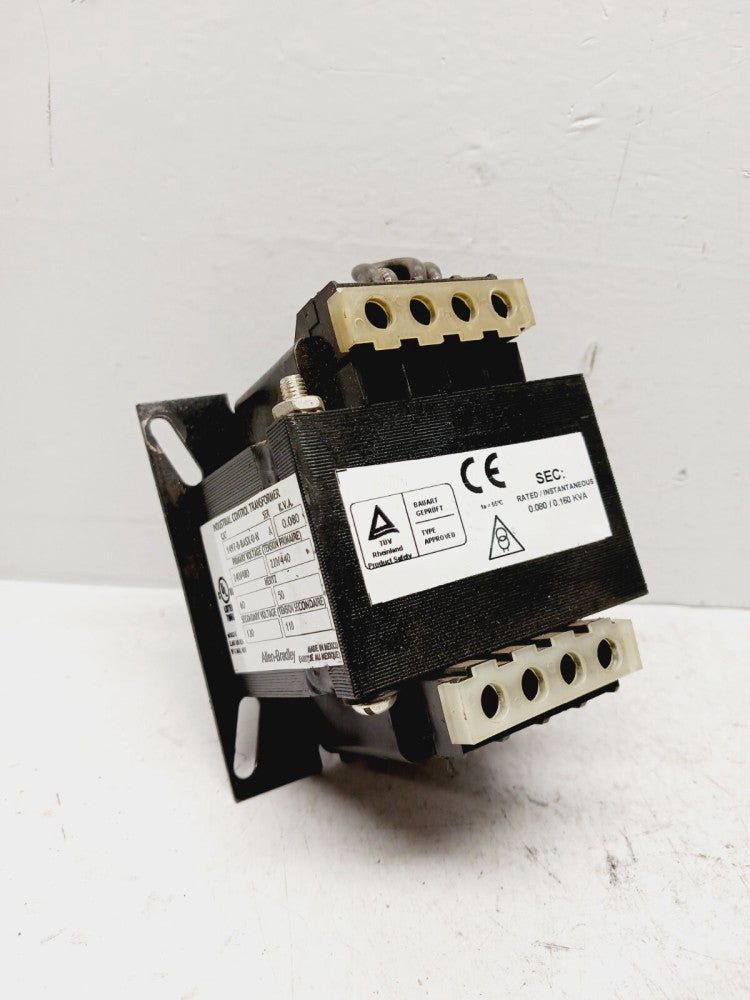 ALLEN BRADLEY 1497-B-BASX-0-N .080KVA INDUSTRIAL CONTROL TRANSFORMER P: 480V