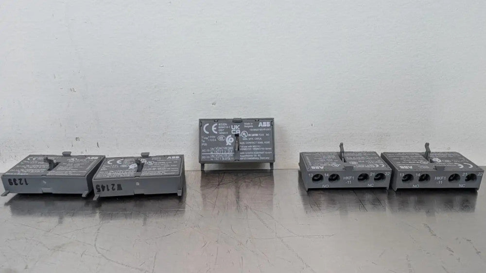 5 Pack ABB 1SAM201901R1001 Auxilliary Contact HKF1-11 1NO 1NC