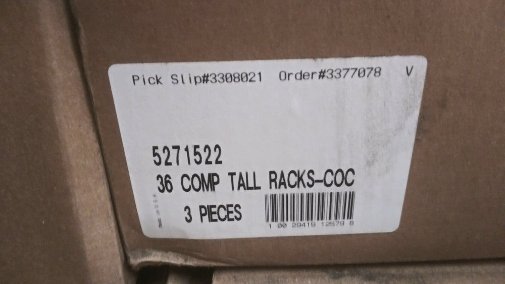 (1 BOX OF 3)NEW Vollrath Signature Full-Size Beige 36-Compartment 5 11/16" Tall