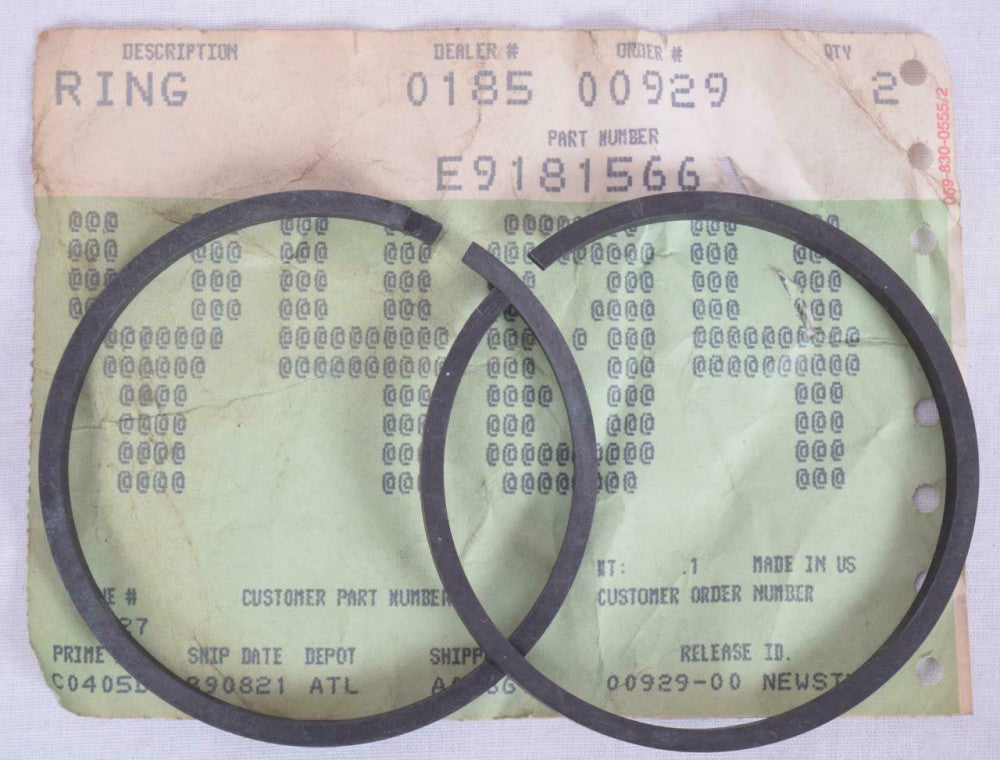 2 Count Clark Forklift Rings E9181566