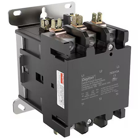 Dayton 783Xy3 Definite Purpose Magnetic Contactor, 208V-240V Ac, 3 P,