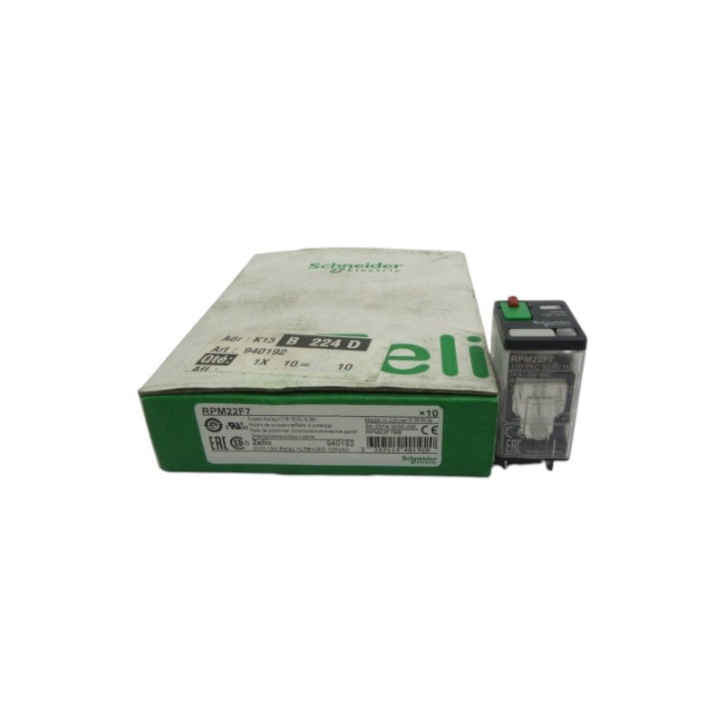 SCHNEIDER ELECTRIC RPM22F7 120VAC (PKG OF 10) NSMP