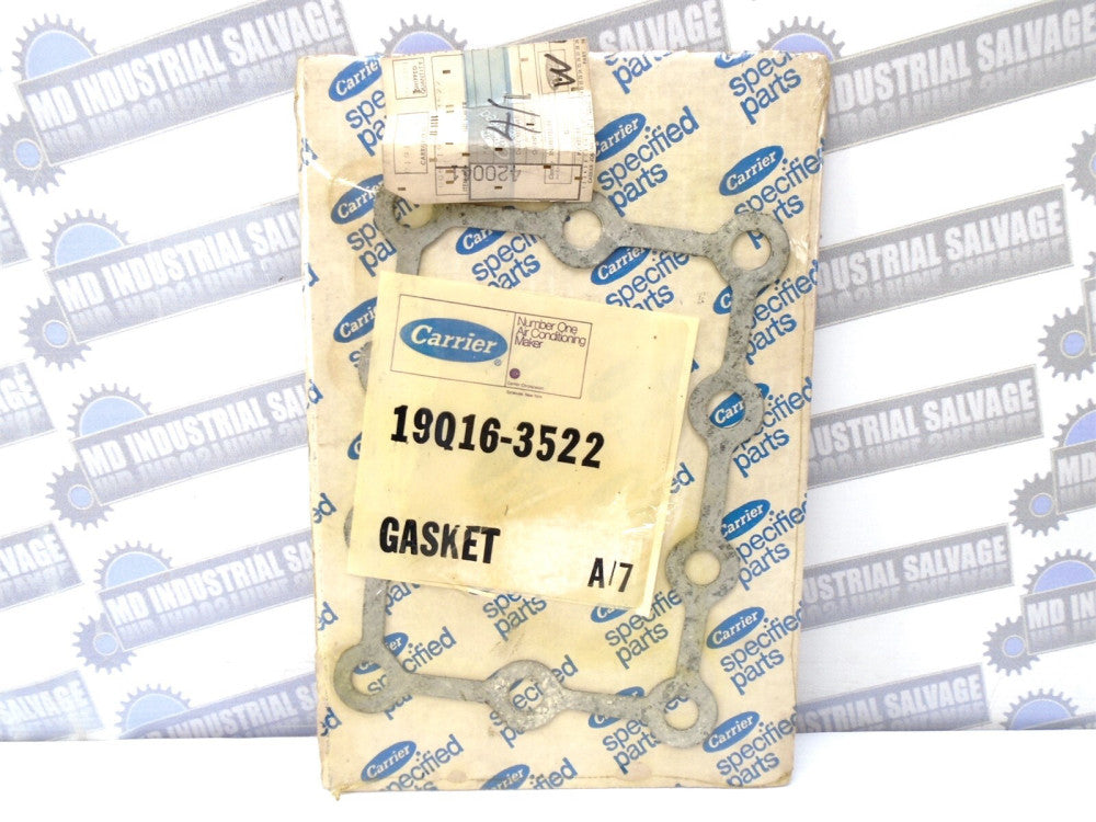 Genuine CARRIER - 19Q-16-3522 - 19Q CENTRIFUGAL CHILLER GASKET - (NEW OLD STOCK)