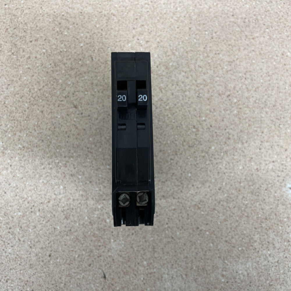 Square D QOT2020 2-20A 120/240 VAC Single-Pole Tandem Circuit Breaker NOS W#