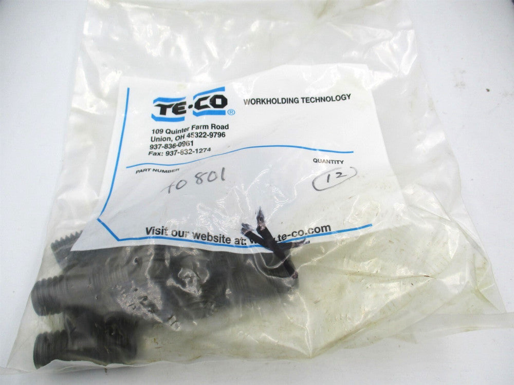TE-CO (40801) 5/8-11 1/2" x 1-1/2″ OAL Equal Double Threaded Stud - Pack of 12 