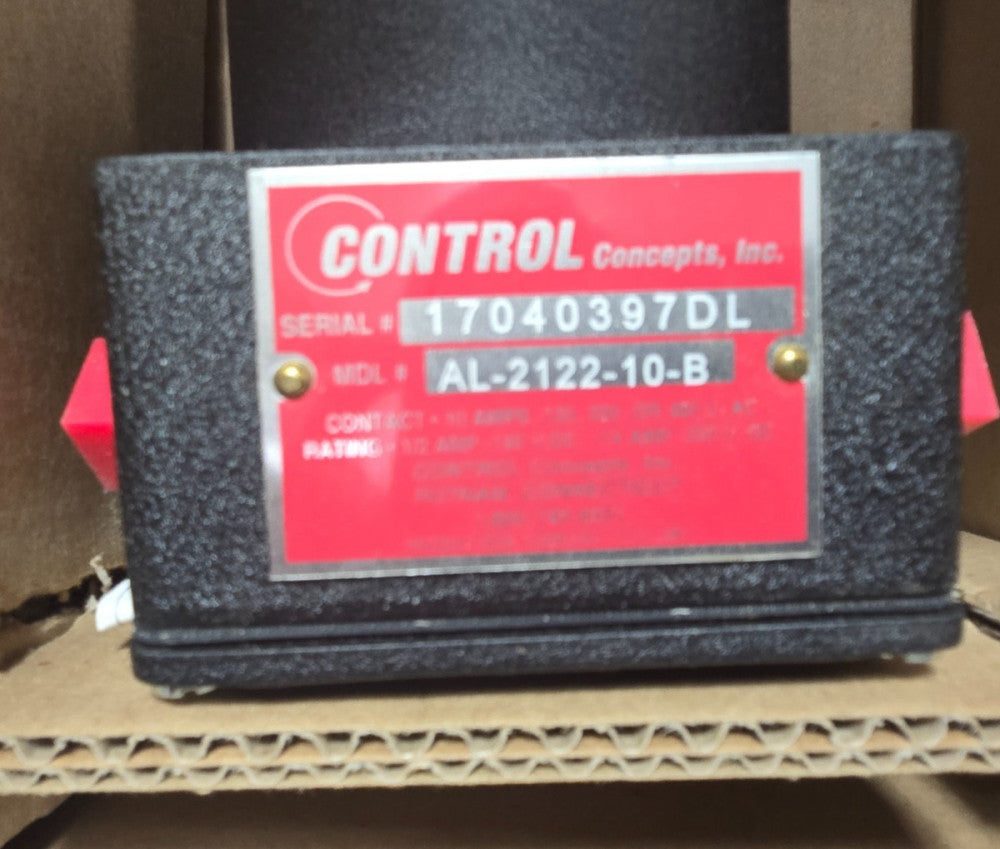 Control Concepts, Inc. AL-2122-10B Rotary Motion Control Switch 10A 125/250/480V