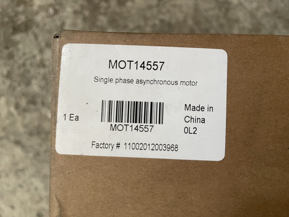 MOT14557 Trane 208-230V 135W 6P SINGLE PHASE ASYNCHRONOUS MOTOR MOT14557