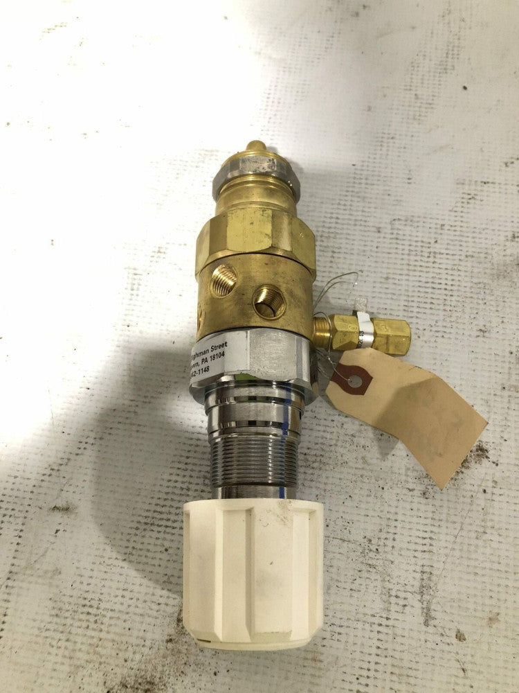 GTS 1/4" Brass Compressed Gas Regulator w/ 1-1/2" Female Thread