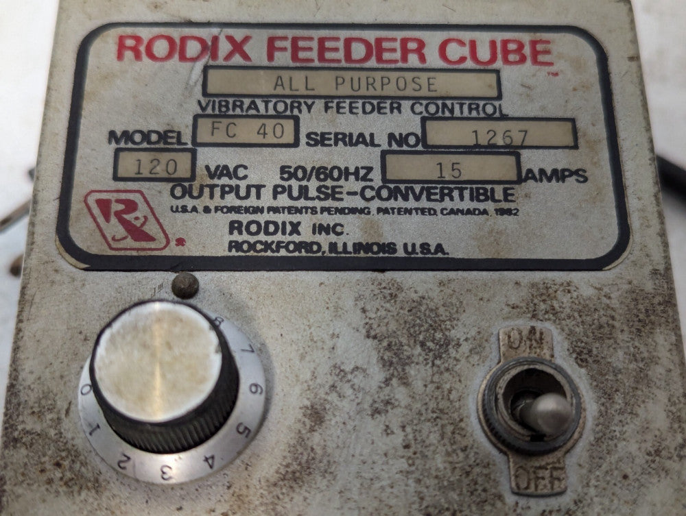 Rodix Feeder Cube 120 All Purpose Vibratory Feeder Control