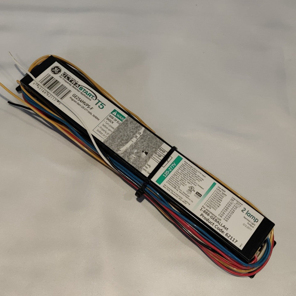 General Electric 62117 GE254MVPS-F Program Start Fluoresc Electronic Ballast 