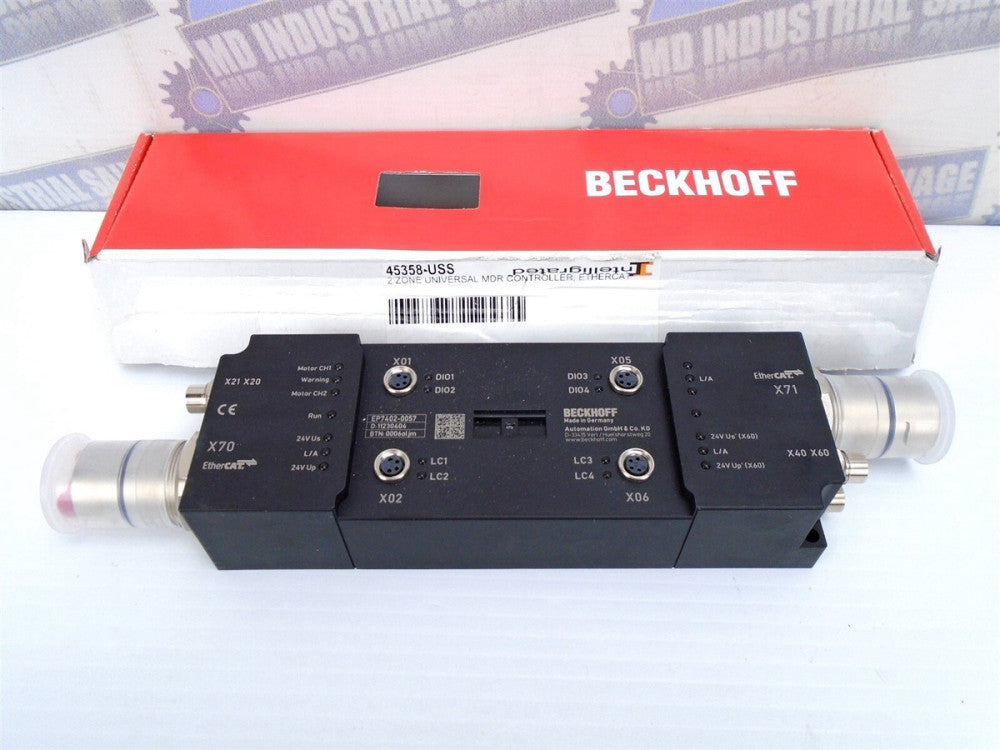 BECKHOFF - EP7402-0057 MDR 2-Zone BDLC Conveyor MOTOR CONTROLLER - 24V EtherCAT