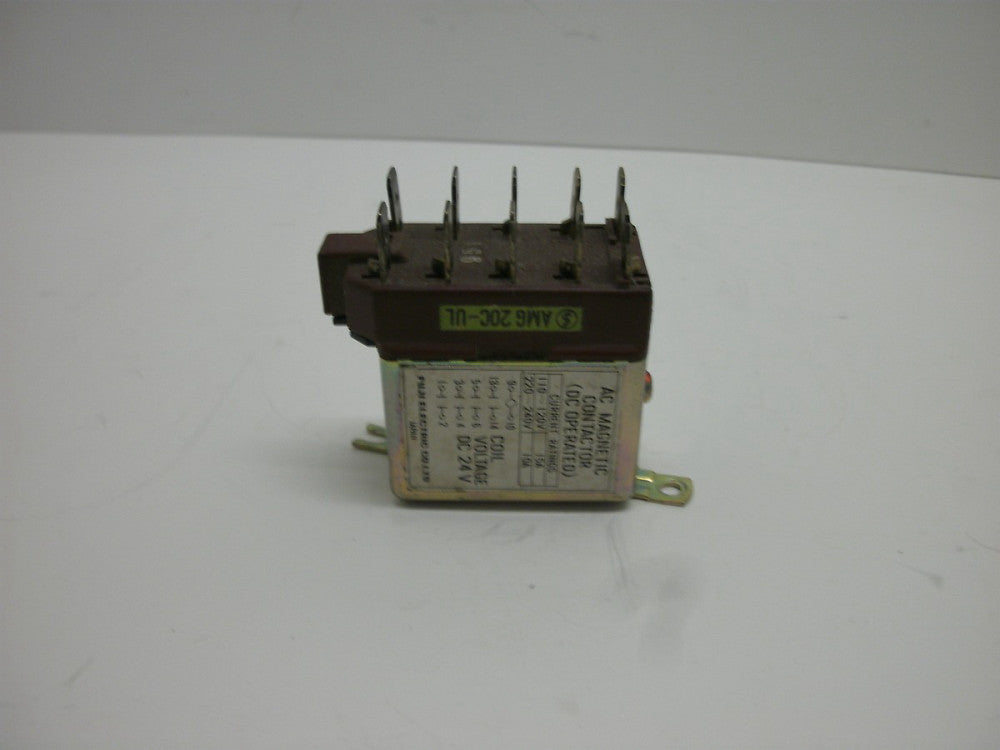 FUJI ELECTRIC AMG 20C-UL AC MAGNETIC CONTACTOR (DC OPERATED) COIL VOLTAGE DC 24V