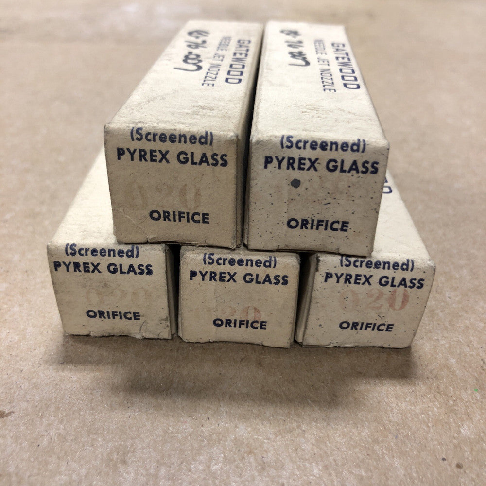 NEW Gatewood Needle Jet Nozzle, Screened, .020 (LOT OF 5)