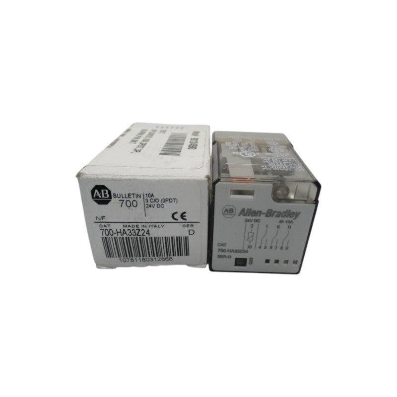 ALLEN BRADLEY 700-HA33Z24 SER. D 24VDC 10A (WH) NSMP