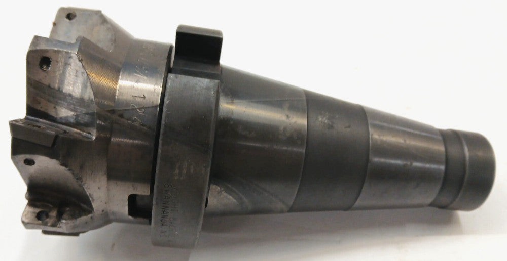 CARBOLOY INDEXABLE FACE MILL CUTTER R220.69-04.00-16 W/TOOLHOLDER NMTB50