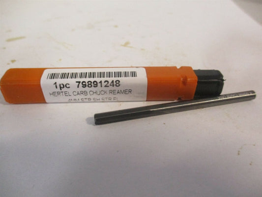 (500-004004) 4mm x 3/4"x 2-1/2" 4-Flute Straight Shank Carbide Chucking Reamer 