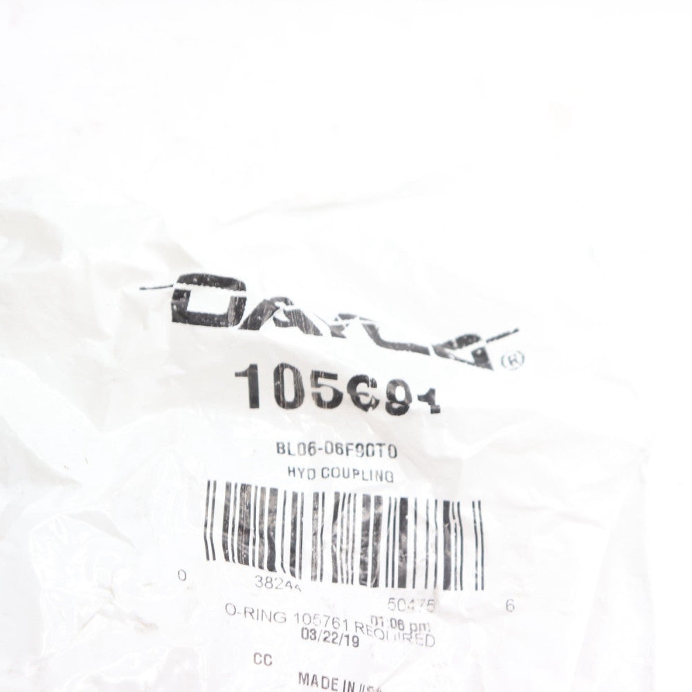 Dayco Female Swivel Coupling 90 Degree Bent Tube Aluminum 105681