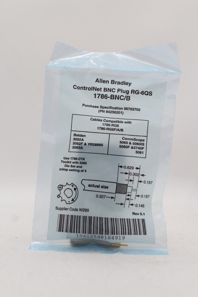 Allen-Bradley  1786-BNC/B ControlNet BNC Plug