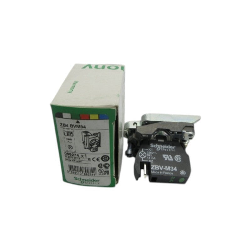 SCHNEIDER ELECTRIC ZB4BVM34 240V NSMP