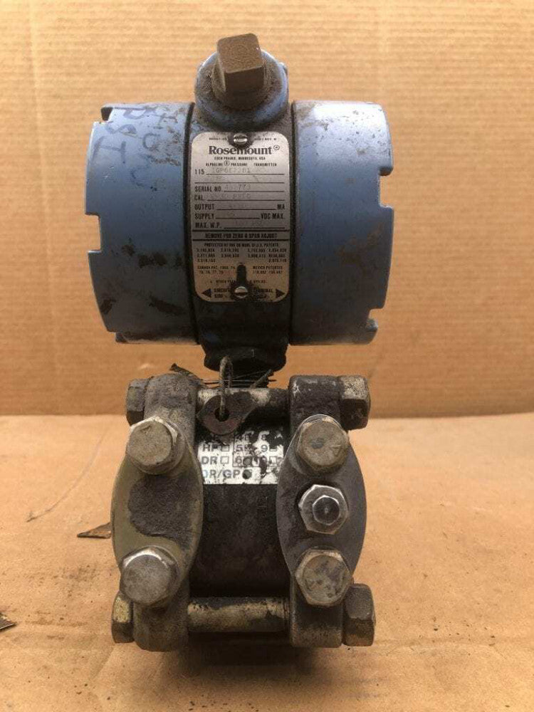 Rosemount 1151GP6E22B1 Ex Proof Differential Pressure Transmitter 0-30PSI 45V