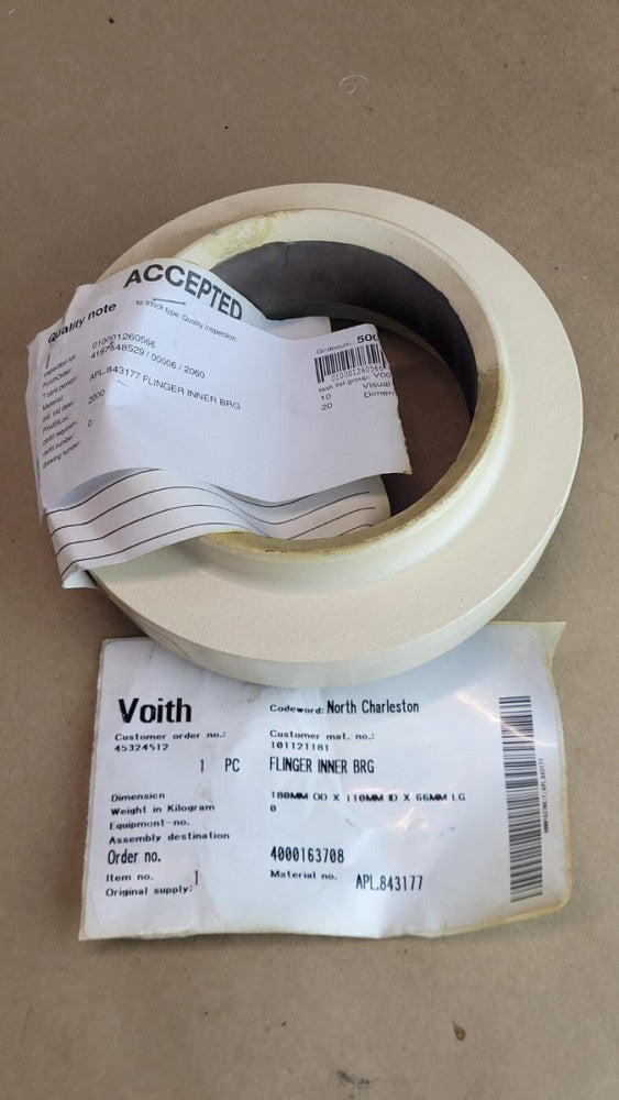 Voith Paper APL.843177 Flinger Inner Bearing 180x110x66mm