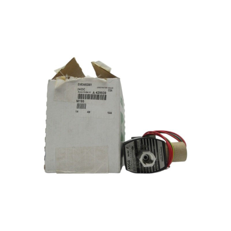 ASCO EV8345G081 24VDC 10-100PSI 1/4" NSMP