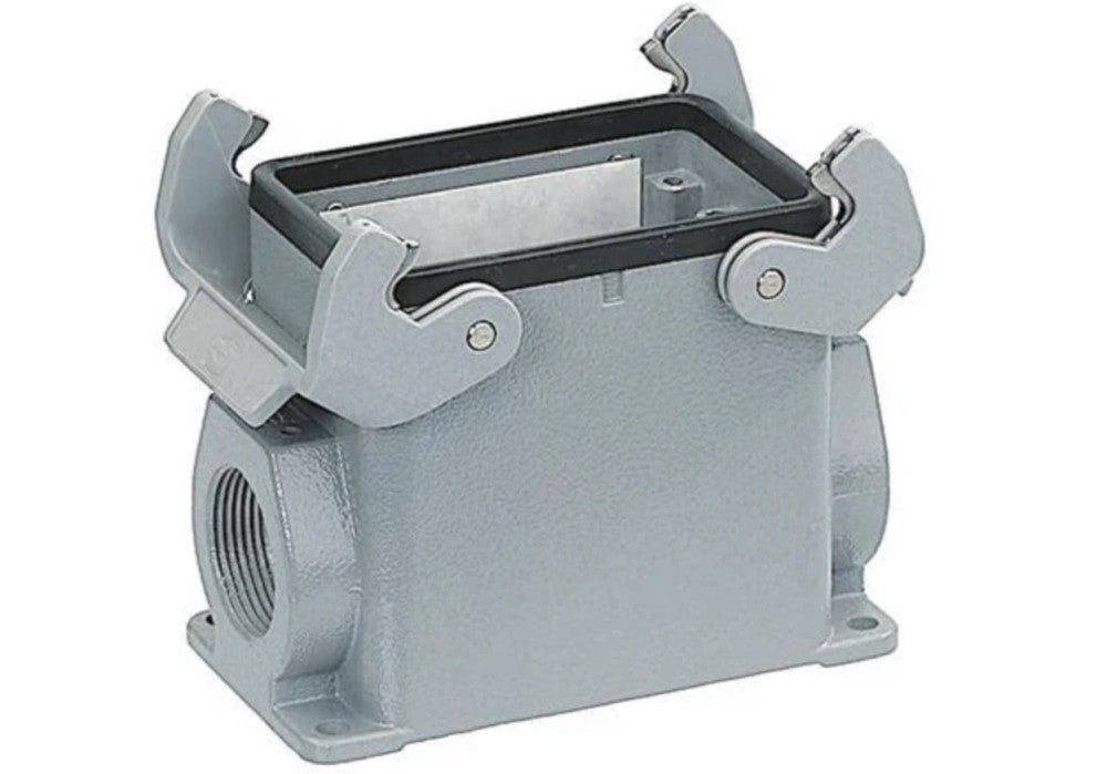HARTING ELEKTRONIK INC 19200320231 Panel Mount, 32A, Side Entry, Double Lev
