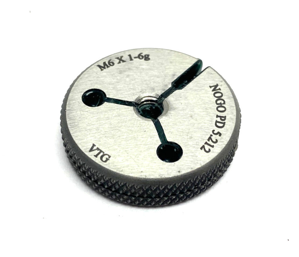 Vermont Gage 362117520 Threaded Ring Gauge M6x1-6G NOGO PD 5.212