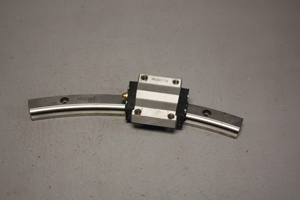 THK CURVED LINEAR RAIL WITH BLOCK MN8K118