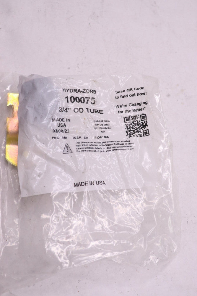 Hydra-Zorb Tube Piping Cushion Clamp Assemblies 3/4" OD 10075 