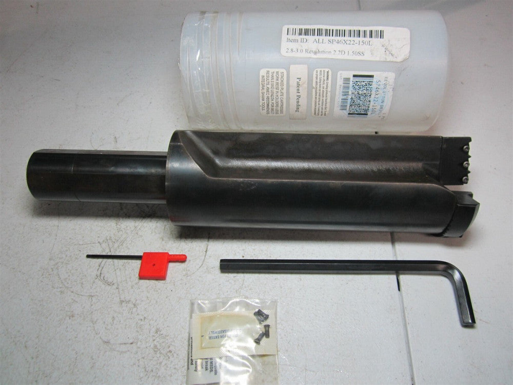 Allied (SP46X22-150L) 6-3/4 Drill Depth 2.2xD 71.1mm Diam Indexable Insert Drill