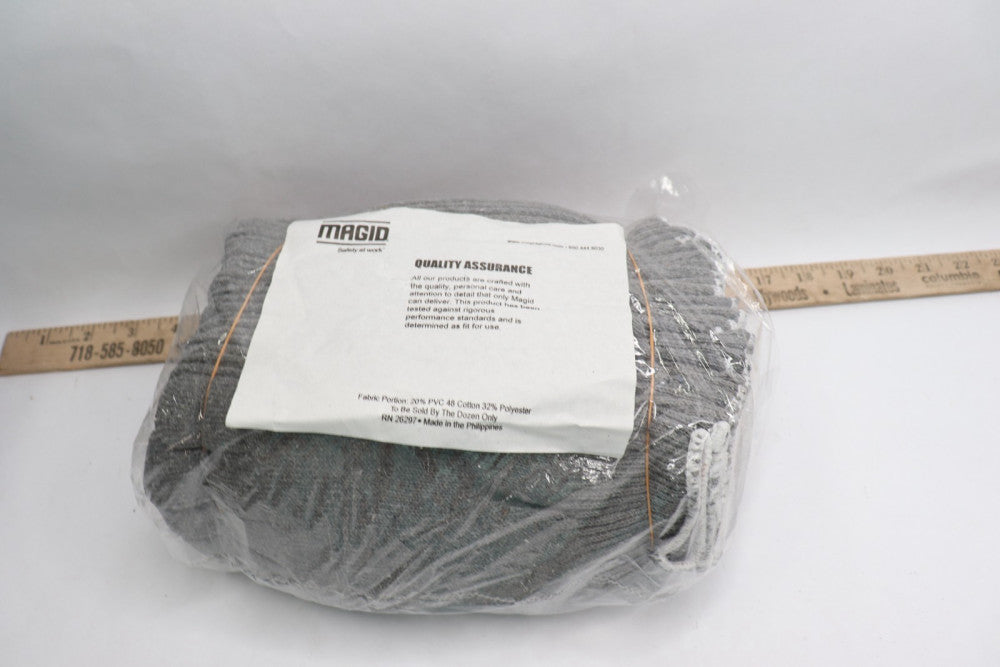 (12-Pairs) Magid Gloves Gray 26297