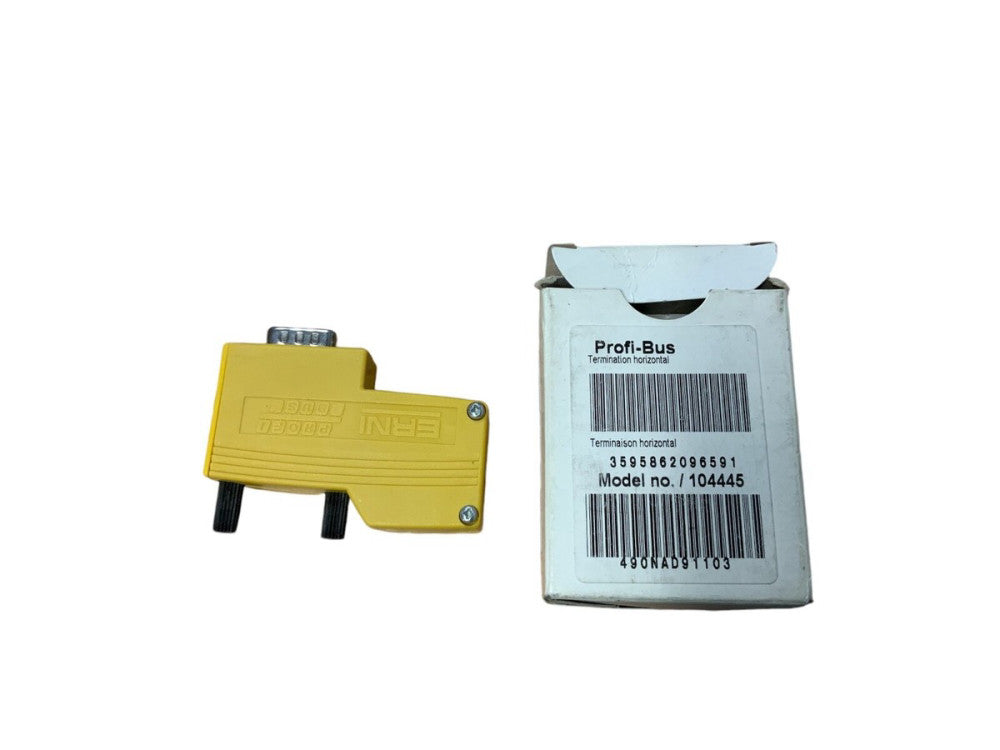 ERNI PROFI BUS PN: 104445 MALE CONNECTOR HORIZONTAL TERMINATION 9 PIN