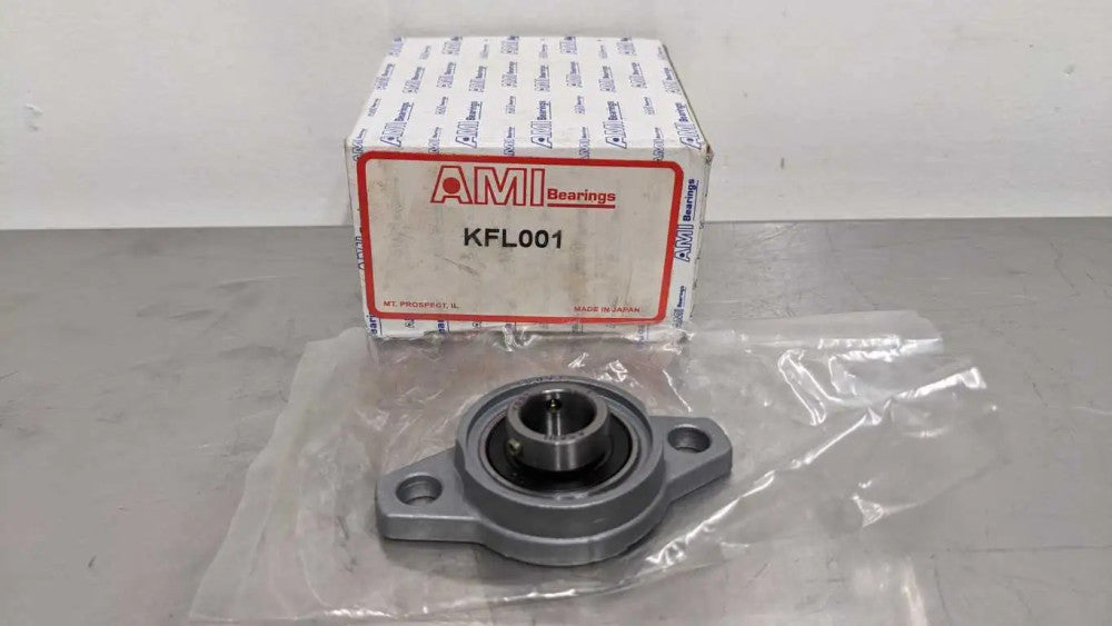 AMI Bearings KFL001 2 Bolt Flange Mount Bearing 12mm Shaft Diameter
